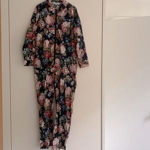 Red Sky Floral Jumpsuit